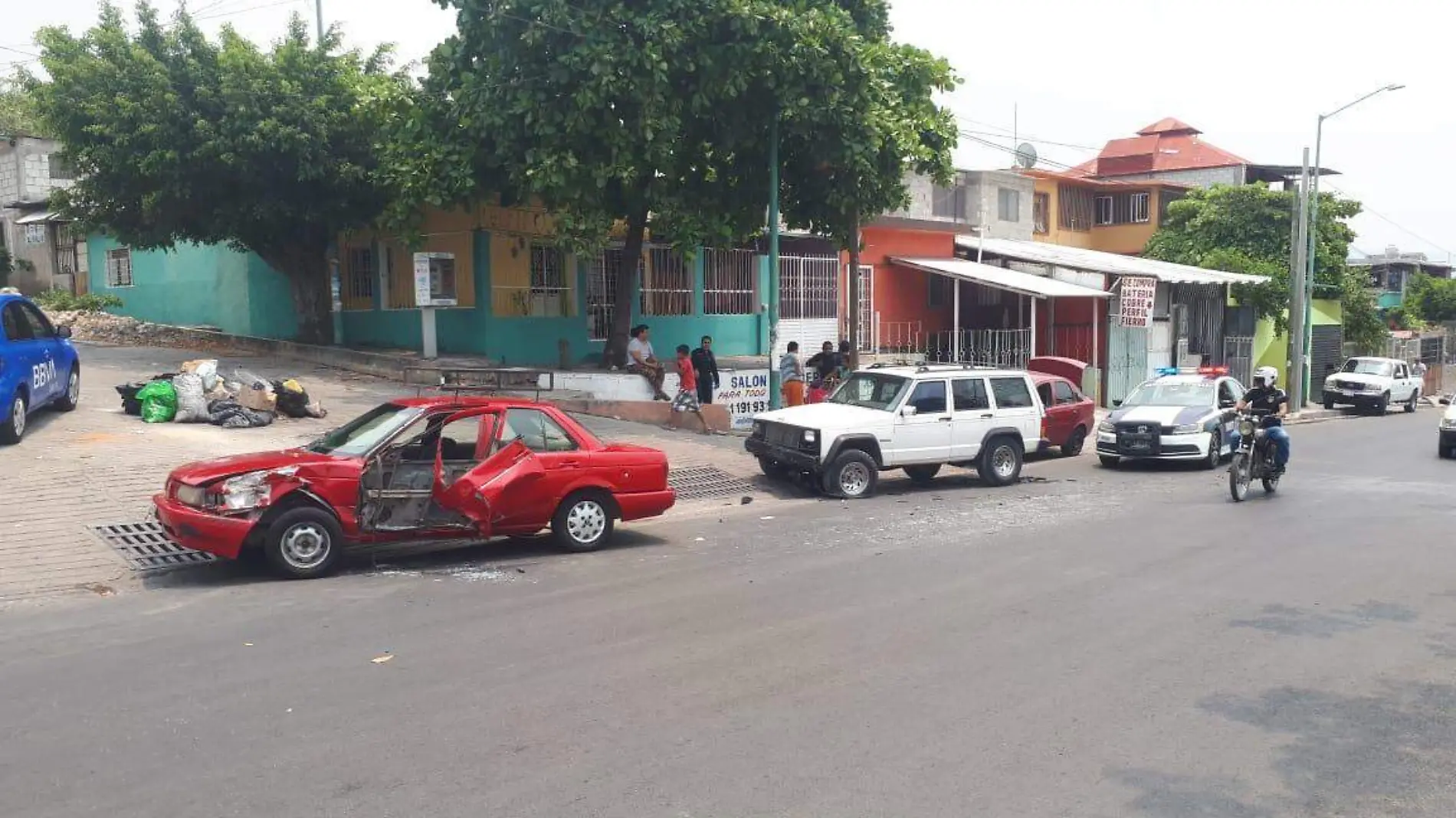 accidente choque daños